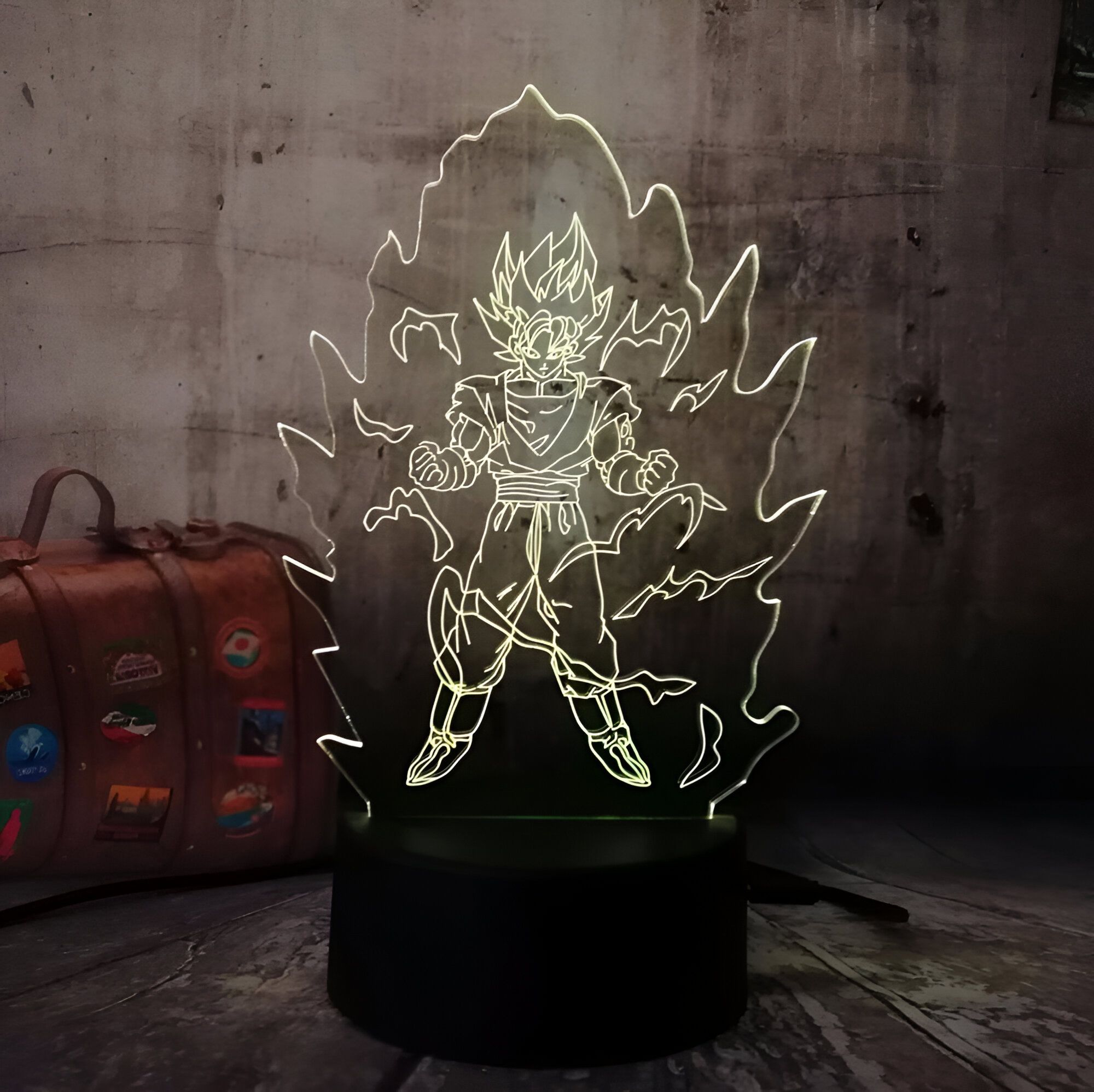 Lampe LED 3D Dragon Ball Saiyan – Image 8