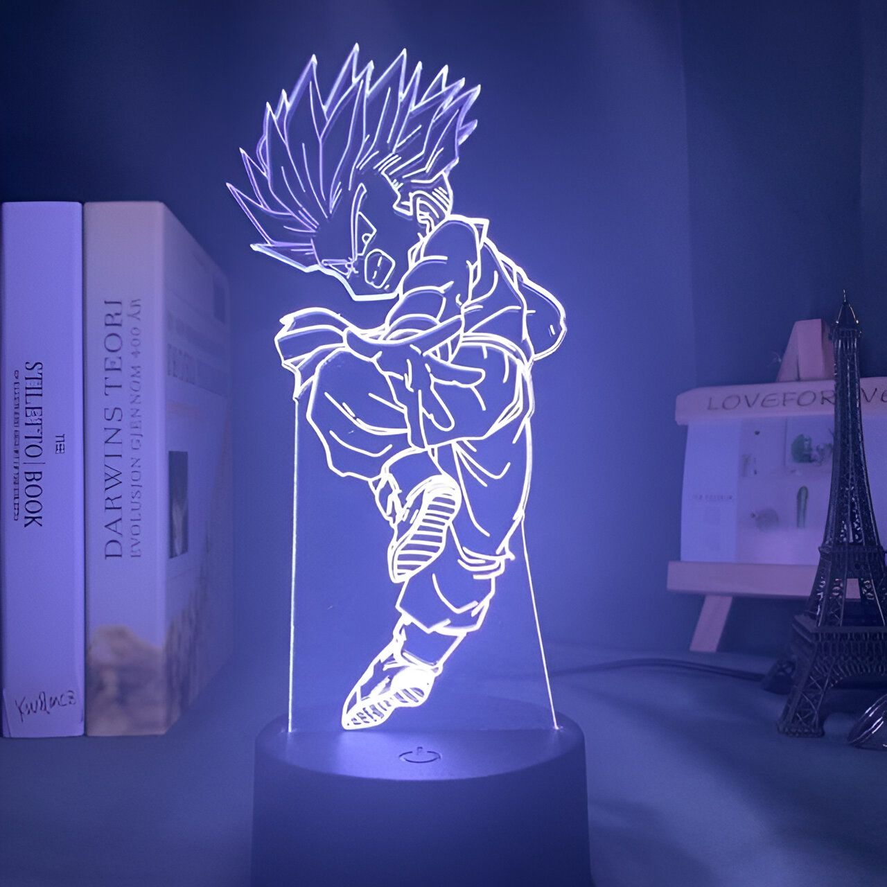 Lampe LED 3D Dragon Ball Trunks 7 couleurs ou 16 couleurs