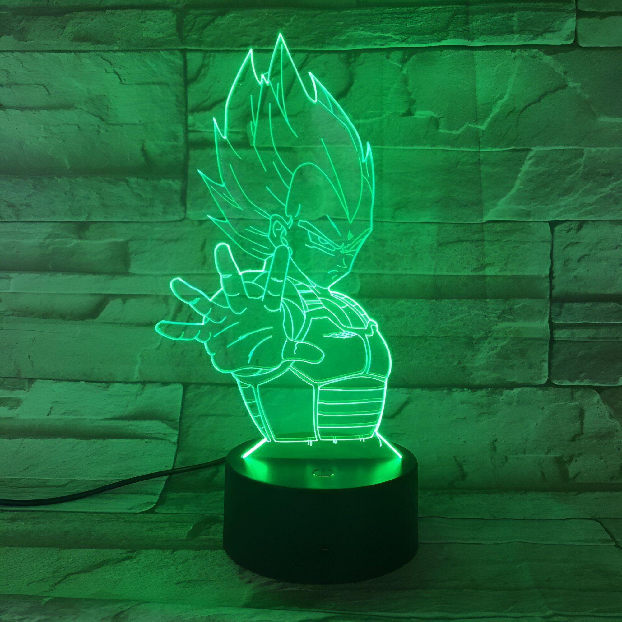 Lampe LED 3D Vegeta