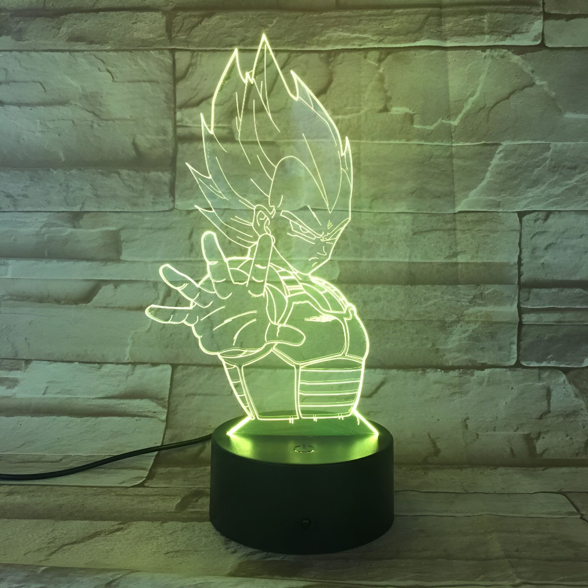 Lampe LED 3D Vegeta – Image 2