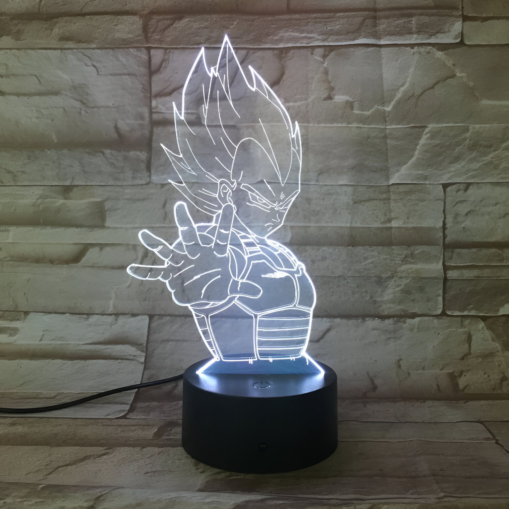 Lampe LED 3D Vegeta – Image 5