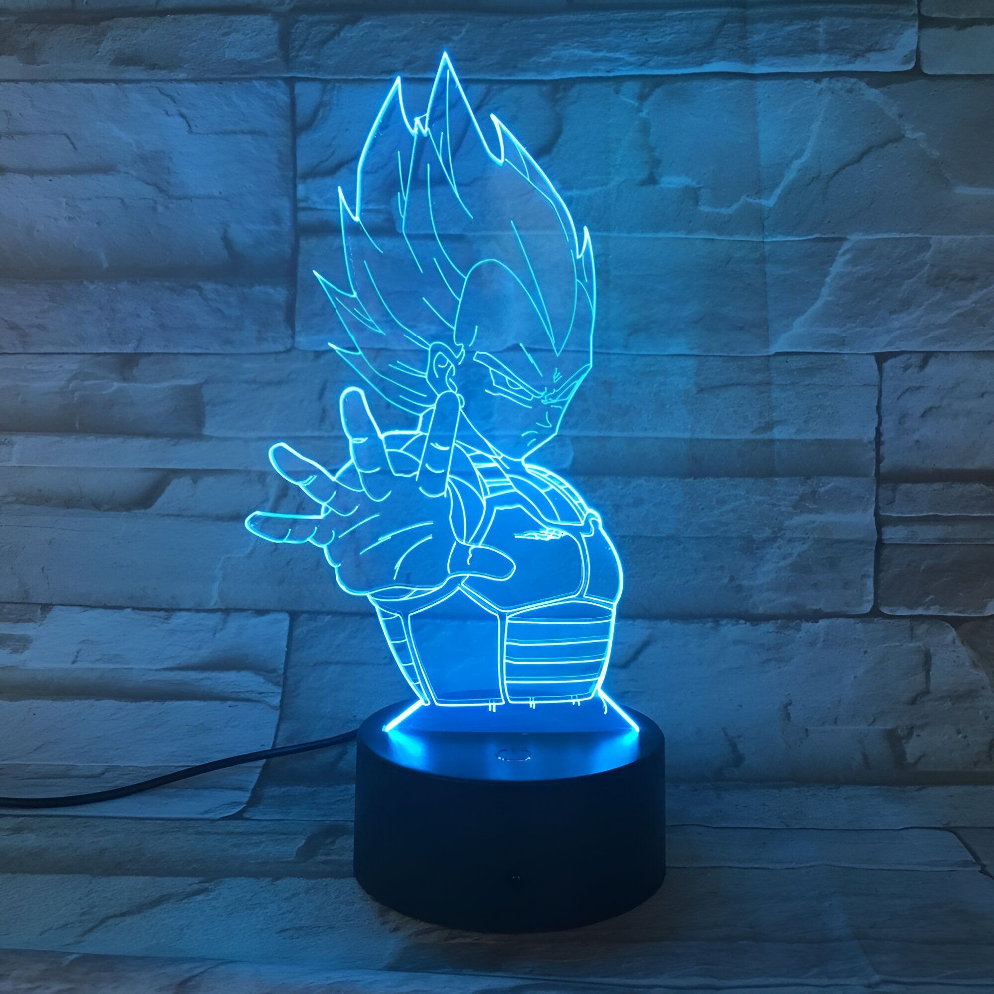 Lampe LED 3D Vegeta – Image 7