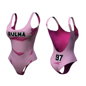 Maillot de bain Bulma Dragon Ball, tailles S à XXL