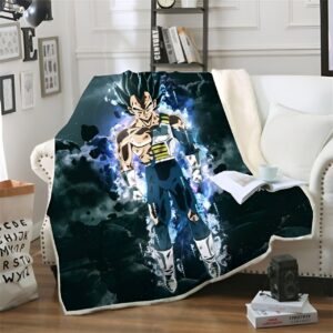 Plaid Dragon Ball Super Vegeta God 130X150cm