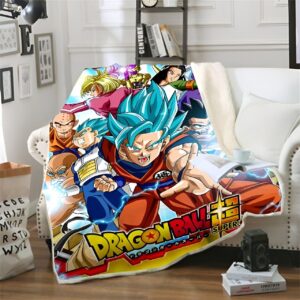 Plaid Dragon Ball Super Z-Fighters 150X200cm