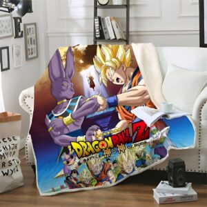 Plaid Dragon Ball Z Battle of Gods 150X200cm