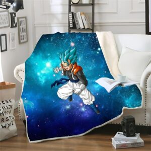 Plaid Dragon Ball Z Gogeta Blue 150X200cm