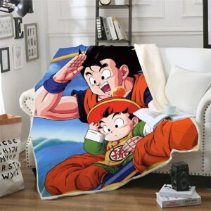 Plaid Dragon Ball Z Goku & Gohan 150X200cm
