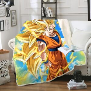 Plaid Dragon Ball Z Goku SSJ3 150X200cm