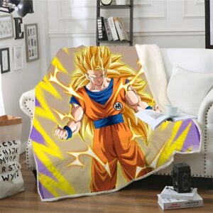Plaid Dragon Ball Z Goku Super Saiyan 3 150X200cm