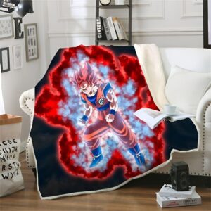 Plaid Dragon Ball Z Kaio-ken 150X200cm