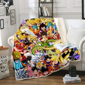 Plaid Dragon Ball Z 130x150cm