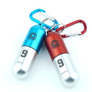 Porte-clé Capsule Corp Dragon Ball Z, couleur au choix