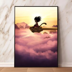 Poster Dragon Ball avec Goku Enfant en aventure