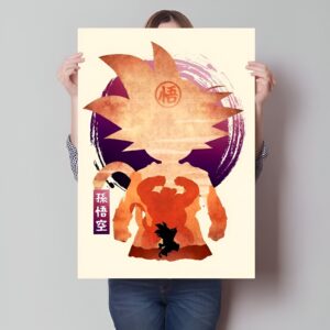 Poster mural Dragon Ball, esprit de Sangoku