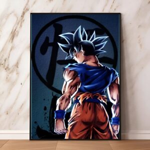 Poster Dragon Ball Goku avec Kanji