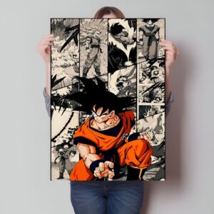 Poster manga de Goku - Dragon Ball