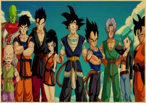 Poster des personnages Dragon Ball GT en taille Petit ou Grand