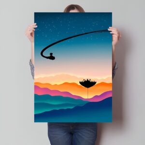 Poster Royaume du Tout-Puissant Dragon Ball