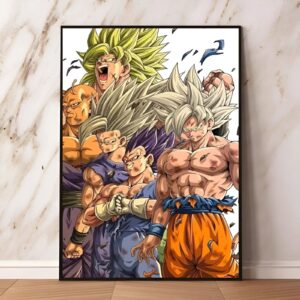 Poster Dragon Ball des Saiyans légendaires