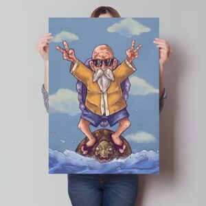 Poster Umigame Tortue Géniale Dragon Ball