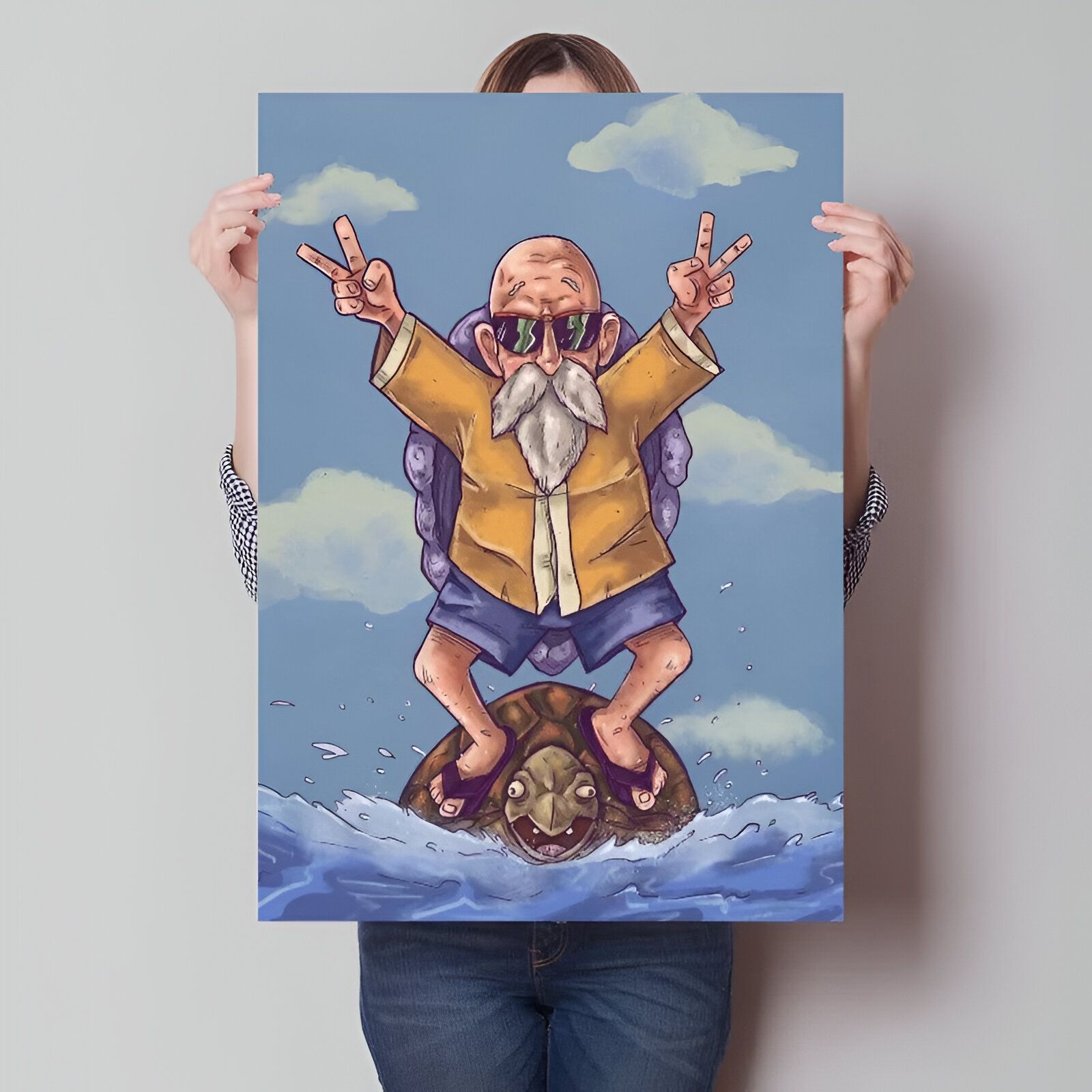 Poster Umigame Tortue Géniale Dragon Ball