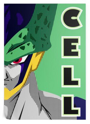 Poster Cell Flat Design 35 x 50 cm