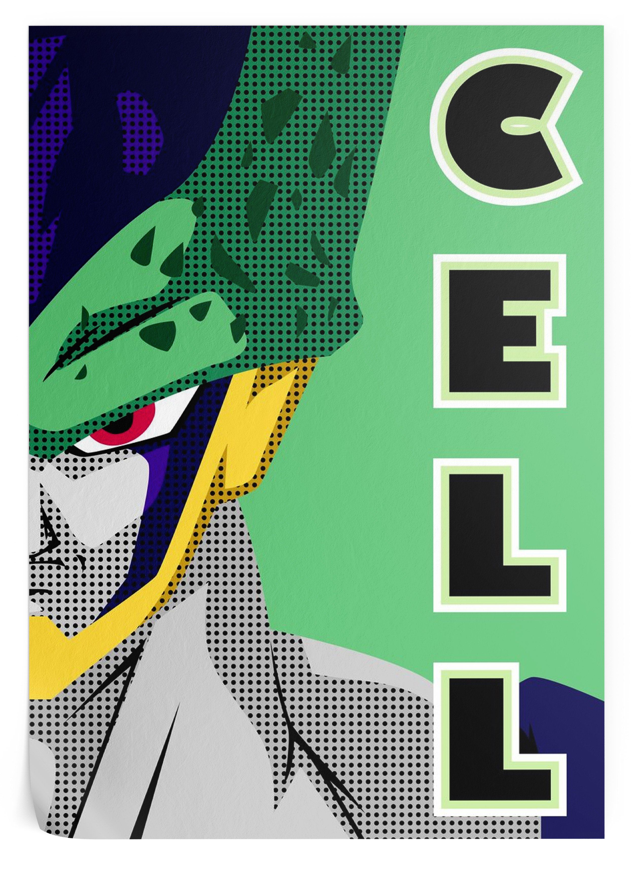 Poster Cell Flat Design 35 x 50 cm