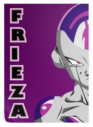 Poster Dragon Ball Z Freezer Flat Design 35 x 50 cm