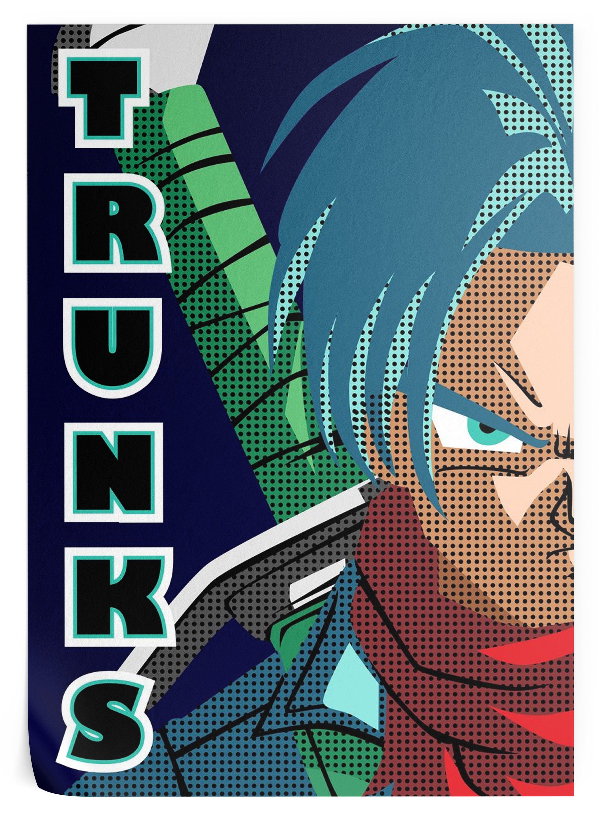 Poster Dragon Ball Z Trunks 35 x 50 cm