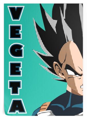 Poster Dragon Ball Z Vegeta 35 x 50 cm