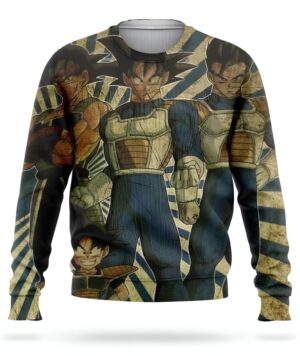 Pull Dragon Ball Z Saiyan, tailles XS à 7XL