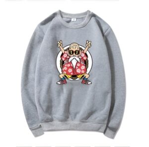 Pull Kame Sennin Dragon Ball Z, variantes Gris Bleu Nuit Blanc Noir