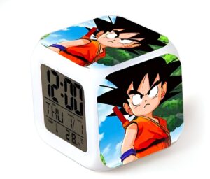 Réveil petit Dragon Ball avec Goku déterminé