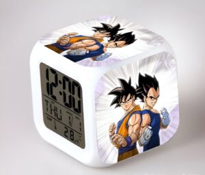 Réveil Potaras Dragon Ball avec Goku et Vegeta