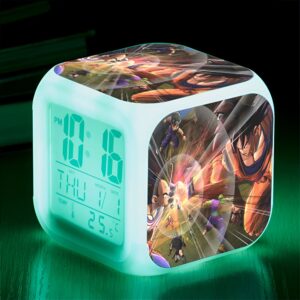 Réveil Dragon Ball avec Goku face à Vegeta