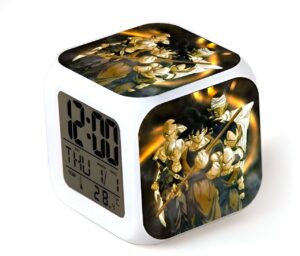 Réveil vintage Dragon Ball pour décoration et usage quotidien