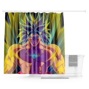 Rideau de douche Dragon Ball Broly 180x200cm