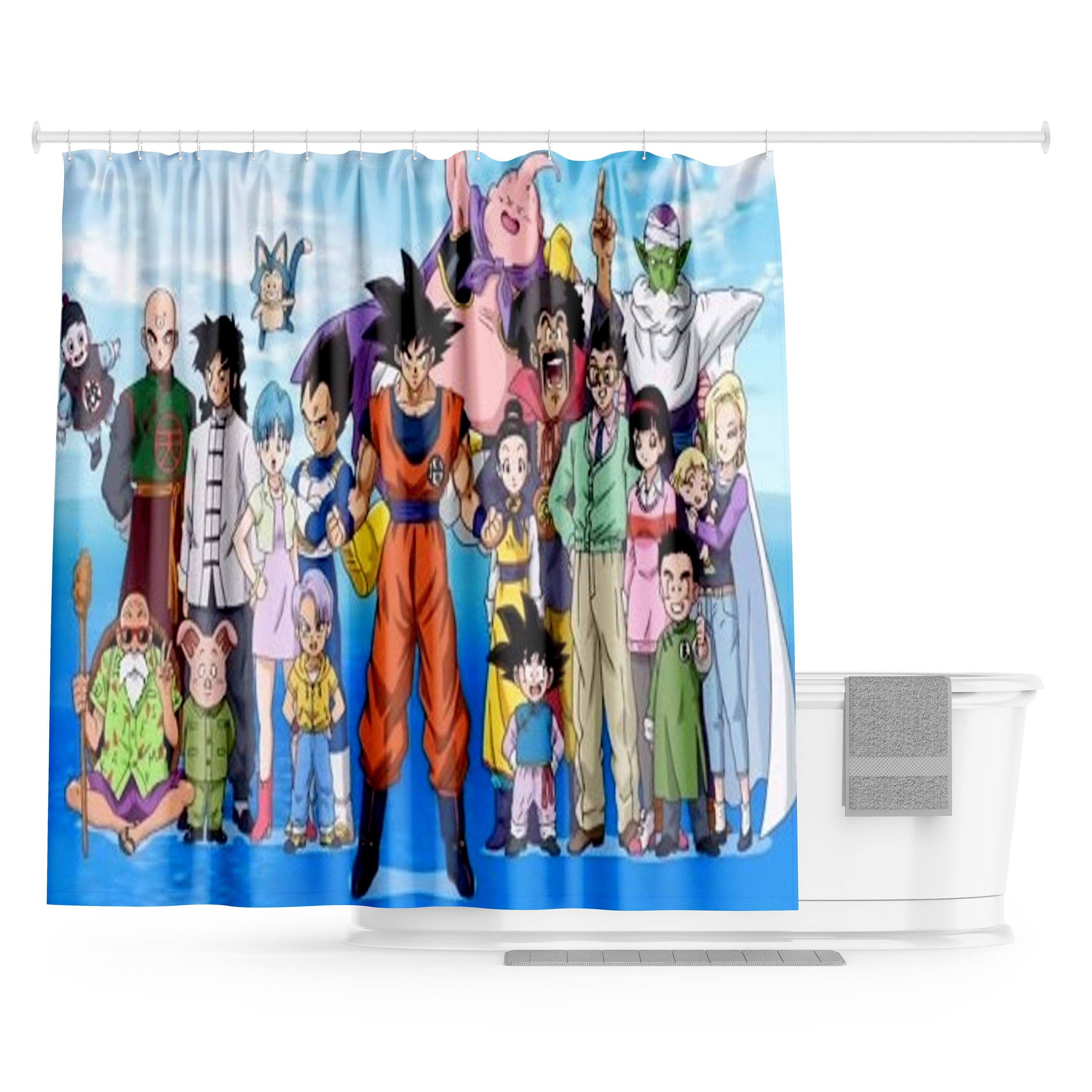 Rideau Douche Dragon Ball 180x200cm