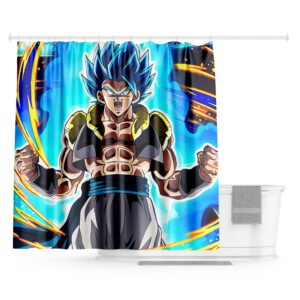 Rideau de douche Dragon Ball Gogeta Blue 180x180cm