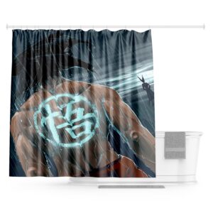 Rideau de douche Dragon Ball 200x200cm