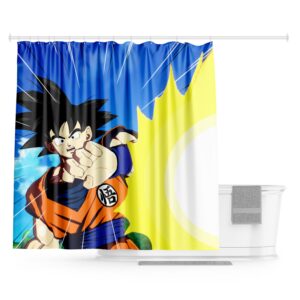 Rideau de douche Dragon Ball Kikoha 180x200cm
