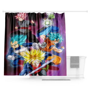 Rideau Douche Dragon Ball Saga Super 200x200cm