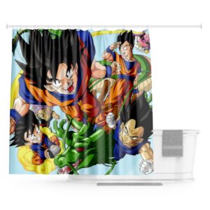 Rideau Douche Dragon Ball 180x200cm