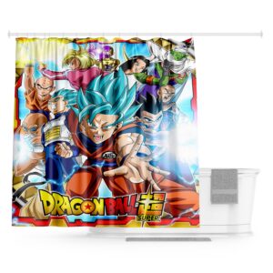 Rideau de douche Dragon Ball Z Fighter 200x200cm