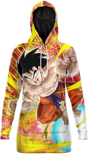 Robe Sweat DBZ Goku Attaque du XS au 4XL