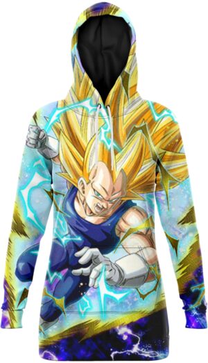 Robe Sweat DBZ Vegeta Super Saiyan XS à 4XL