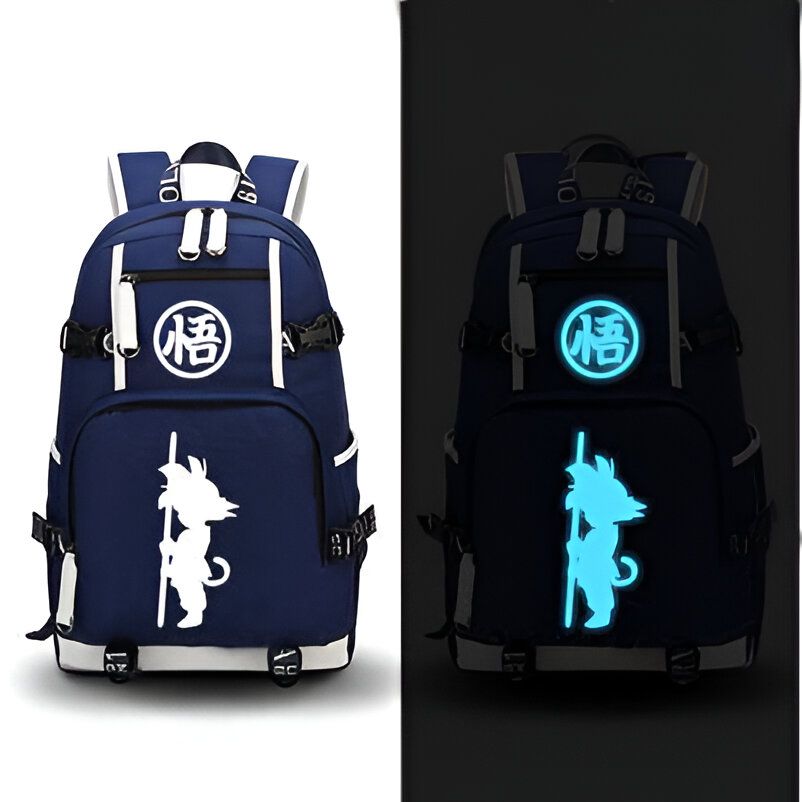 Sac à dos Dragon Ball Goku fluorescent petit format