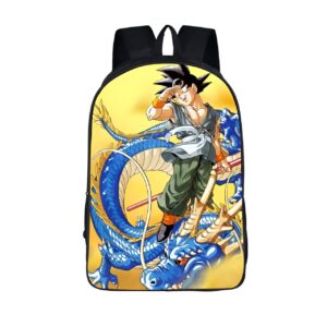 Sac à dos bleu Dragon Ball Z avec Goku et Shenron