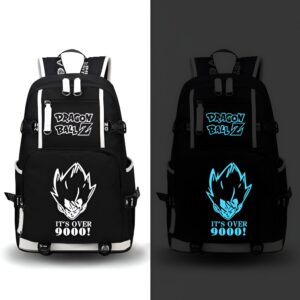 Sac à dos fluorescent Dragon Ball Z Over 9000